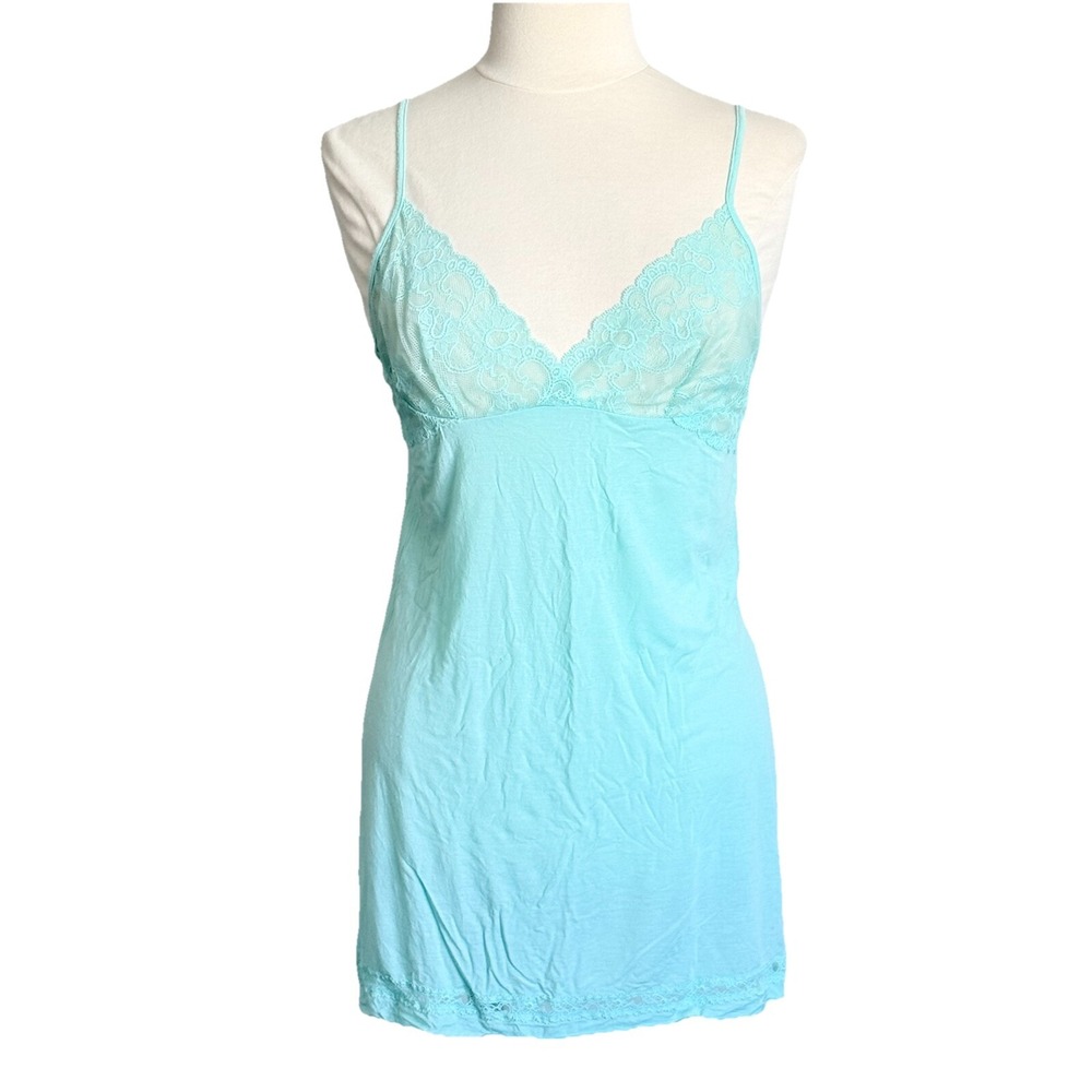 Victorias Secret Lace Babydoll Nightie Women L Y2K Coquette Lingerie Pastel - Picture 2 of 10